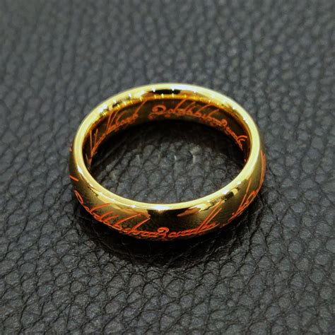 Glow In The Dark Lord Of The Rings One Ring Etsy