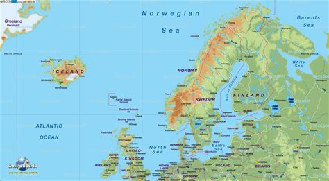 Map Of Northern Europe General Map Region Of The World