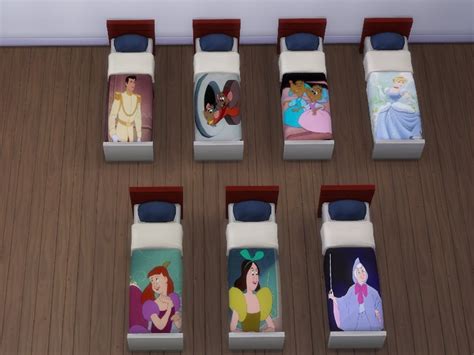 The Sims Resource Beds Cinderella Children