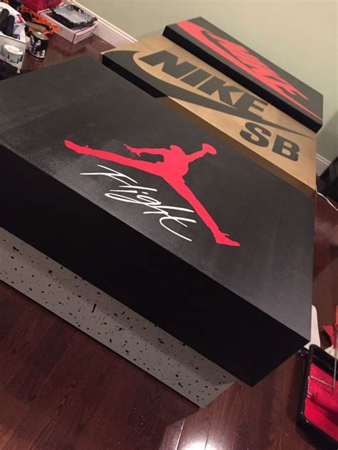 Custom Jordan 4 Sneaker Box W Paint Splash Sneakers Box Custom