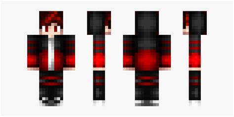 Red Hair Minecraft Skin Boy Hd Png Download Transparent Png Image