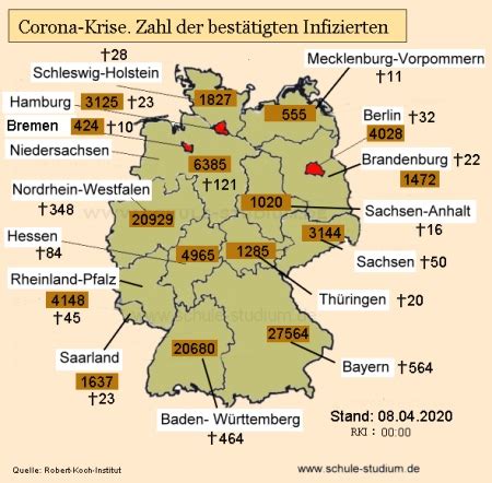 Infizierte und todesfälle für jedes land. CORONA KRISE. AKTUELLE Zahlen. Deutschland /Corona ...