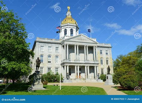 New Hampshire State House Concord Nh Usa Stock Image Image Of Nnew