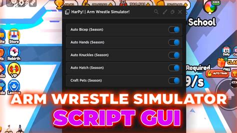 Arm Wrestle Simulator Script Hack Gui Auto Farm Event Inf Wins And More