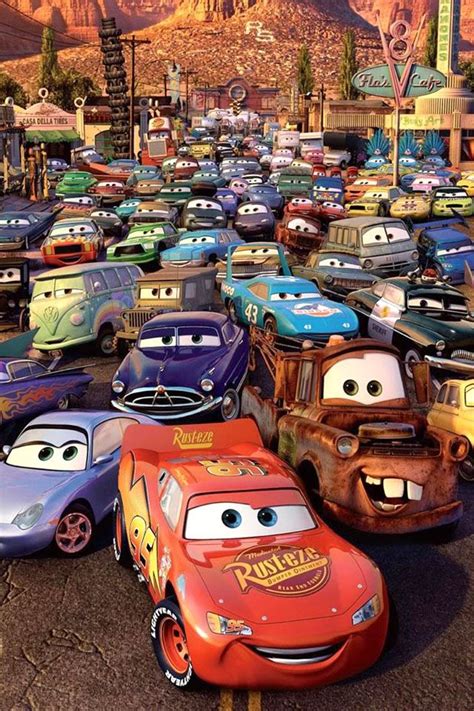The Cars Cartoon Characters Carport Idea