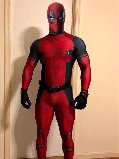 3d Printing Spandex Deadpool Costume Superhero Movie Bodysuit [16080201] 75 99 Superhero