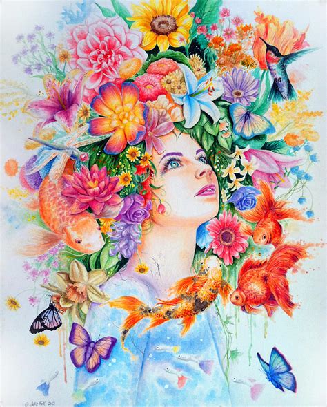 Cosmos Drawing By Callie Fink Fine Art America