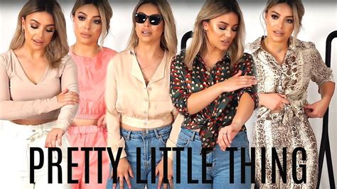 Pretty Little Thing Haul Try On Youtube