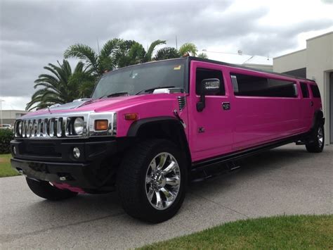 Pink 14 Seater H2 Stretch Hummer Limousine Impressive Limousines