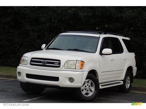 2002 Natural White Toyota Sequoia Limited 4wd 109909095 Photo 27