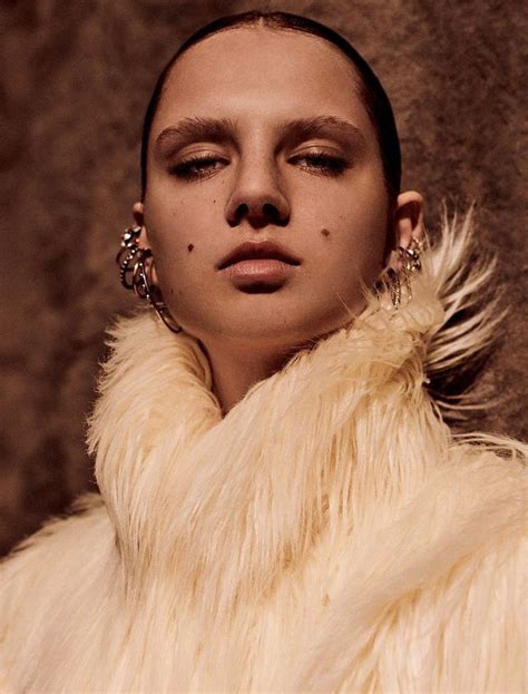 Giselle Norman Poses In Winter Outerwear For Vogue Japan Vogue Japan