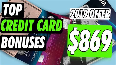 The Top 5 Best Credit Cards With Signup Bonuses In 2019 Youtube