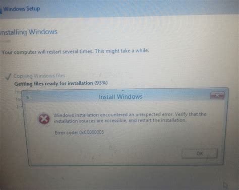Cara Mengatasi Error Code 0xc0000005 Dikala Install Windows 7