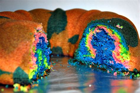 Rainbow Marble Cake Scrumbtious