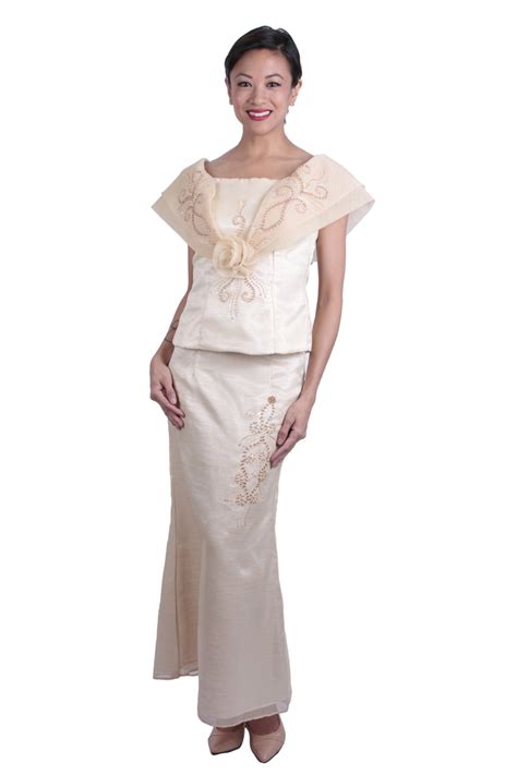 Made To Order Barot Saya Long Gown 003 Filipiniana Barong Warehouse
