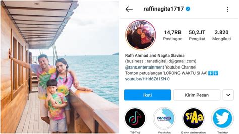 10 Artis Indonesia Dengan Followers Ig Terbanyak Tahun 2021 Raffi