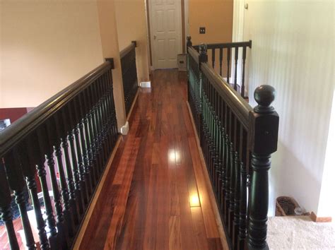 Stair And Railing Redo With General Finish Java Gel Stain Floor