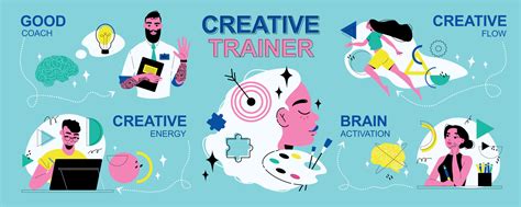 Creative Trainer Poster 5751255 Vector Art At Vecteezy