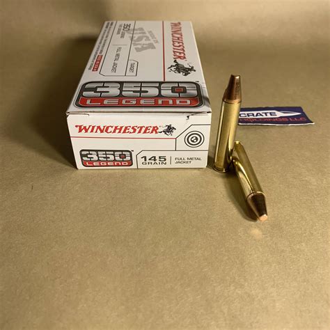 20 Rounds Winchester 350 Legend Ammo 145gr Fmj Usa3501 Crate