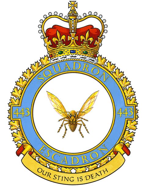 No 443 Squadron, Royal Canadian Air Force - Coat of arms (crest) of No 443 Squadron, Royal ...