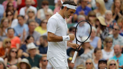 Roger Federer Wins Record 8th Wimbledon Title Beats Marin Cilic 6 3 6