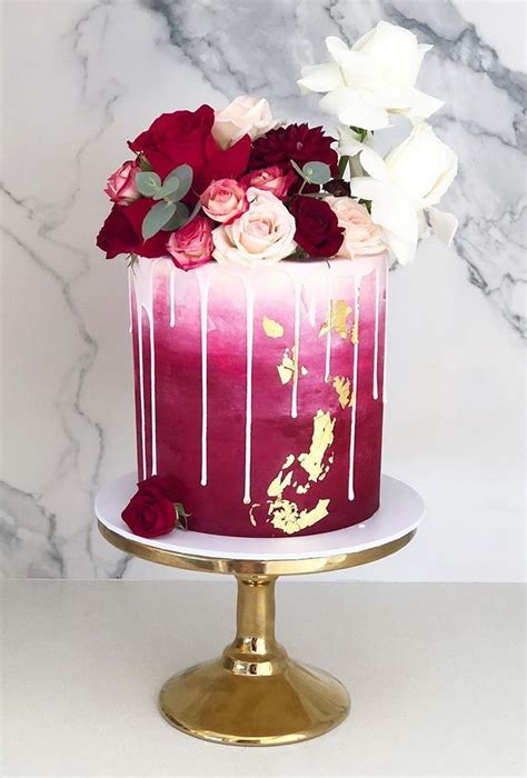 burgundy wedding best ideas for fall wedding 2019 elegant birthday cakes birthday cake