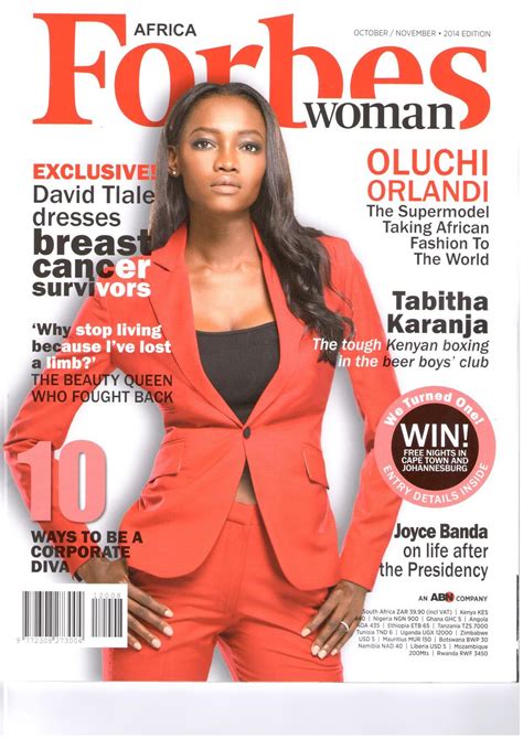 Oluchi Orlandi Graces The Cover Of Forbes Woman Africa Magazines