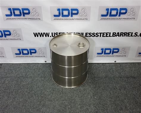 New 10 Gallon Stainless Steel Barrel Closed Head 1mm Closed Top
