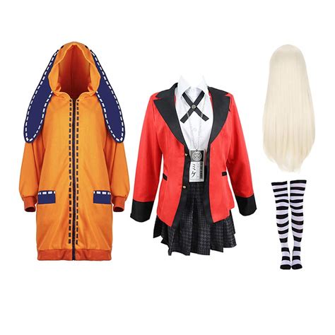 Buy Boaisee Yomoduki Runa Cosplay Costume And Wig Set Anime Kakegurui
