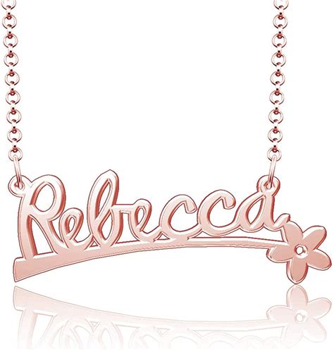 Infinite Memories Rebecca Name Necklace Personalized