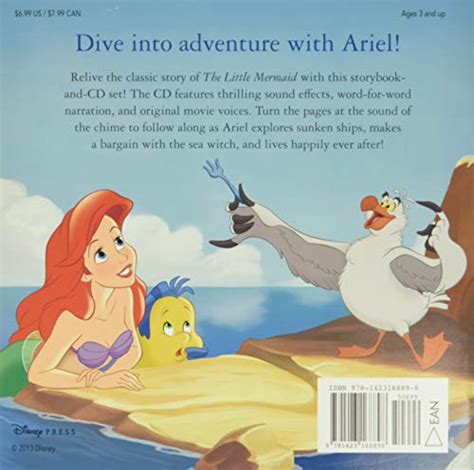 The Little Mermaid Read Along Storybook And Cd Pricepulse