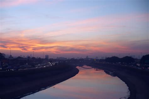 Wallpaper Reflection Waterway Dawn Water Sunset Afterglow