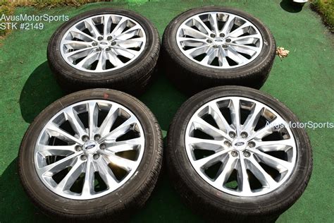 22 Ford F150 Limited Oem Factory Polished Wheels And Tires Expedition