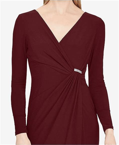 Lauren Ralph Lauren Shirred Jersey Gown And Reviews Dresses Women