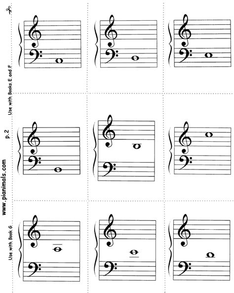 Music Note Flashcards Free Printable
