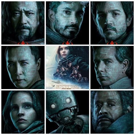 Rogue One A Star Wars Story Character Posters The Disney Driven Life