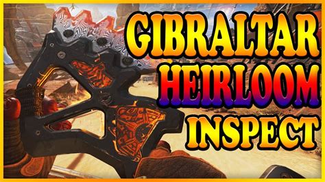 Gibraltar Heirloom Inspect And All The Unique Animations APEX LEGENDS YouTube