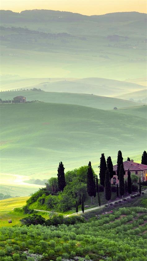 Tuscany Villa Podere Belvedere Italy Wallpaper Backiee