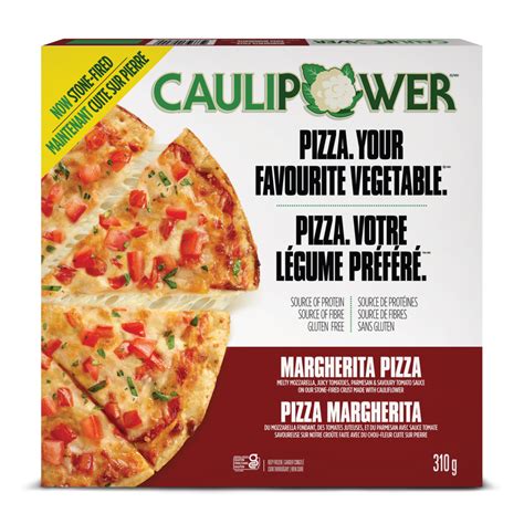 Margherita Cauliflower Crust Pizza Frozen Pizza Caulipower