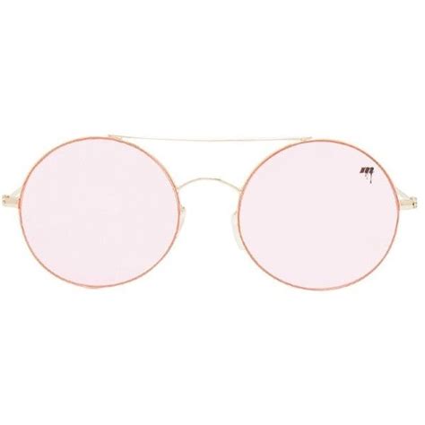 forever21 melt metal round sunglasses 28 liked on polyvore featuring accessories … round