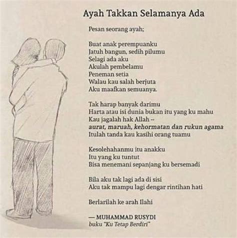 Puisi Kecewa Untuk Ayah - Soal Tuntas