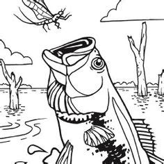 Bigmouth bass fish coloring pages to color, print and download for free along with bunch of favorite bass fish coloring page for kids. Bass Coloring Page at GetColorings.com | Free printable ...