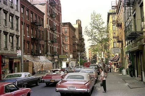 Mulberry Street New York City 1975 Essex Street 42nd Street York