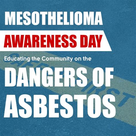 Mesothelioma Awareness Day Australia Wide Asbestos Removal Encapsulation
