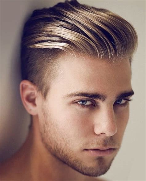 Most popular disconnected ligt brown haircut for men. Guys' Hairstyles, Top popular