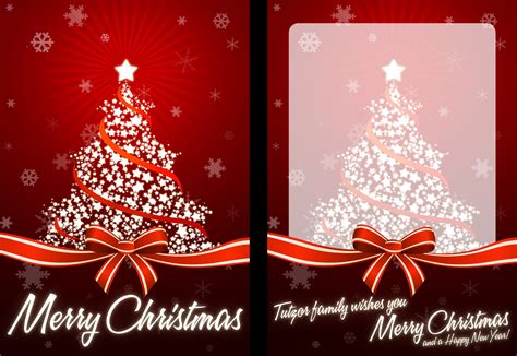 Experiment and try them out to achieve a perfect visual feast! How to create your own Christmas card, ready for print ...