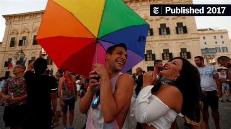 Malta Legalizes Same Sex Marriage The New York Times
