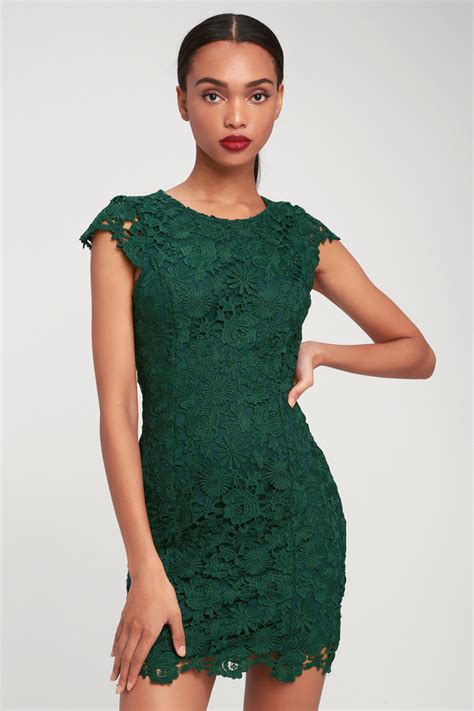 Green Lace Dress Green Lace Party Dress