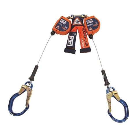 Dbi Sala Nano Lok Edge Twin Leg Self Retracting Lifeline Rsis