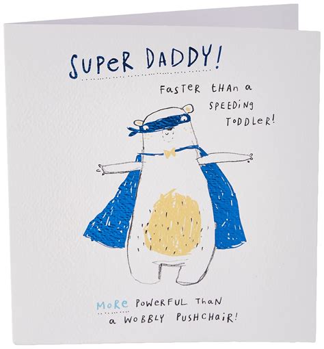 buy hallmark her s day card for daddy cute super daddy bear design online at desertcartsouth